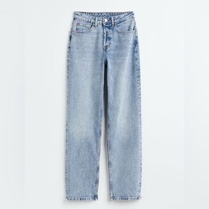 H&M 90s STRAIGHT DENIM JEANS SIZE 6